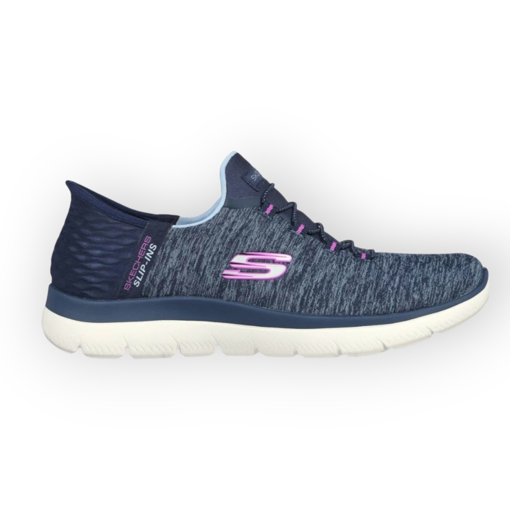 Skechers Women's Navy and Pink Athletic Shoes
